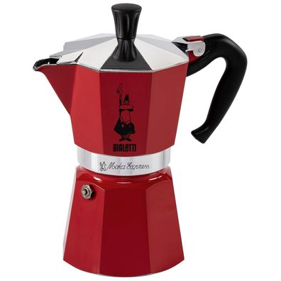 Kaffeemaschine Bialetti Moka Express Rot 6 Tassen
