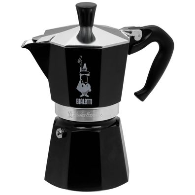 Kaffeemaschine Bialetti Moka Express 6 Tassen schwarz