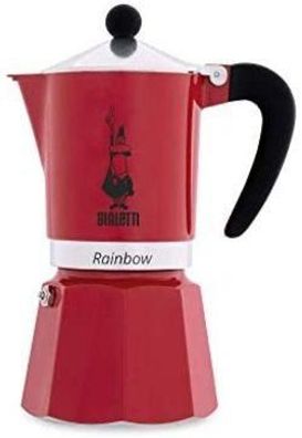 Kaffeemaschine Bialetti Rainbow Rote italienische Kaffeemaschine