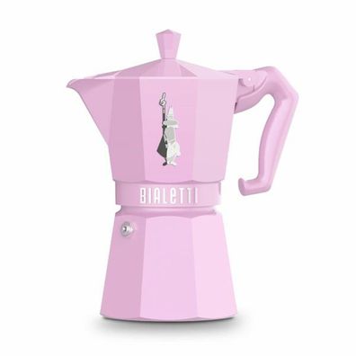Kaffeemaschine Bialetti Moka Exclusive 6 Tassen Rosa Pastell