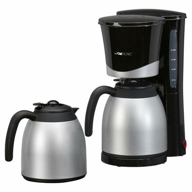 Filterkaffeemaschine Clatronic KA 3328, 1 Liter, Schwarz