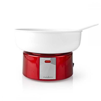 Zuckerwattemaschine Nedis Rot Weiß