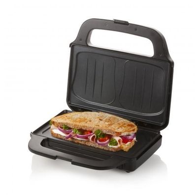 Sandwichmaker Domo mit extra großen Platten, Edelstahl