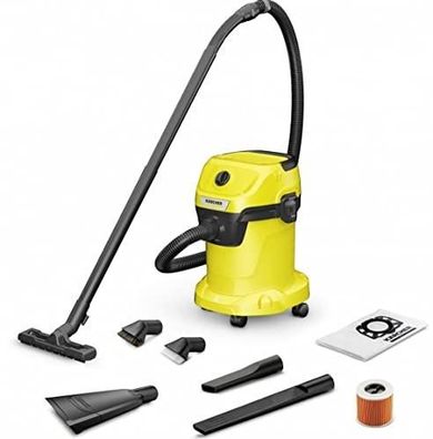 Auto Staubsauger Karcher WD 3 V-17/6/20 Car, 17L, 1000W, Gelb