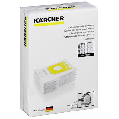 Staubsacks Karcher Mikrofaser 5er Pack