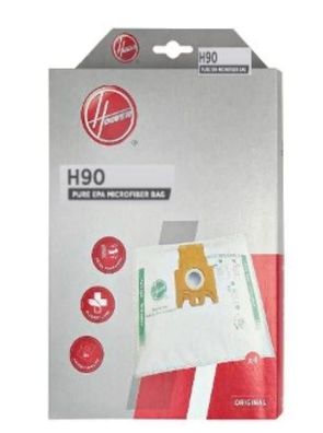 Staubsacksack Hoover H90 PURE EPA X4 Weiß