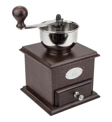 Kaffeeméhle Peugeot Brsil aus Buchenholz, manuell, Schokoladenfarbe