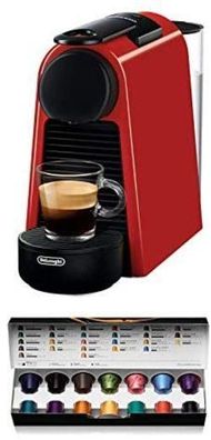 Kapselkaffeemaschine DeLonghi Essenza Mini EN85.R Rot