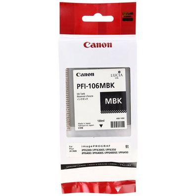 Canon PFI-106 MBK Tinte matt schwarz