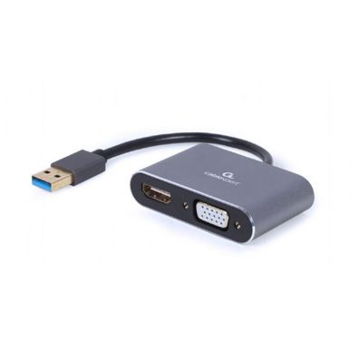 gembird USB 3.0 auf HDMI und VGA Video-Adapterkabel