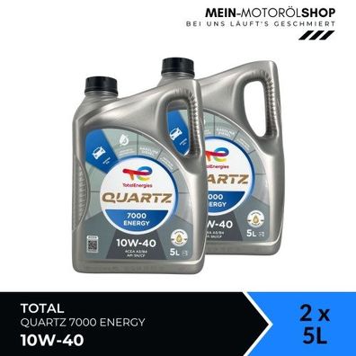 Total Quartz 7000 Energy 10W-40 2x5 Liter