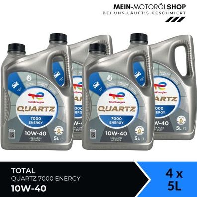 Total Quartz 7000 Energy 10W-40 4x5 Liter