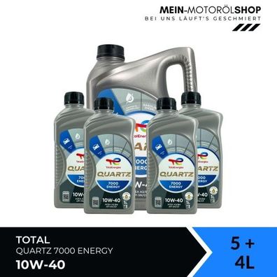 Total Quartz 7000 Energy 10W-40 5 + 4 Liter
