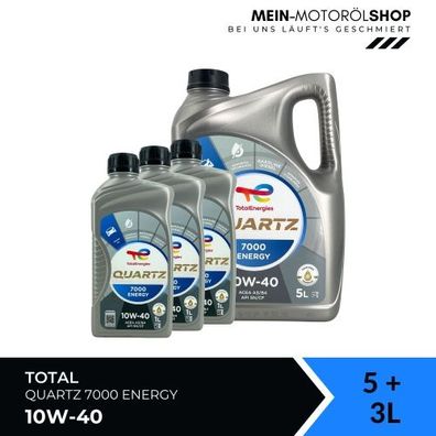 Total Quartz 7000 Energy 10W-40 5 + 3 Liter