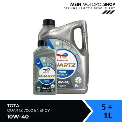 Total Quartz 7000 Energy 10W-40 5 + 1 Liter