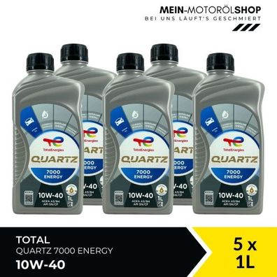 Total Quartz 7000 Energy 10W-40 5x1 Liter