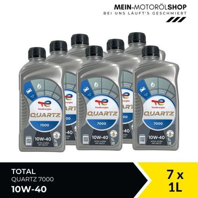 Total Quartz 7000 10W-40 7x1 Liter