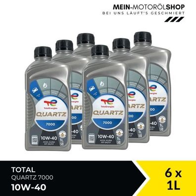 Total Quartz 7000 10W-40 6x1 Liter