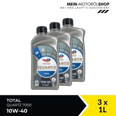 Total Quartz 7000 10W-40 3x1 Liter