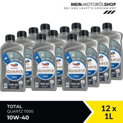 Total Quartz 7000 10W-40 12x1 Liter