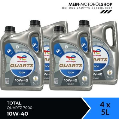 Total Quartz 7000 10W-40 4x5 Liter