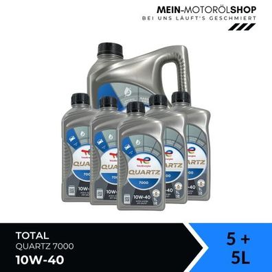 Total Quartz 7000 10W-40 5 + 5 Liter