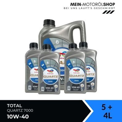 Total Quartz 7000 10W-40 5 + 4 Liter