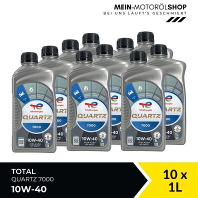 Total Quartz 7000 10W-40 10x1 Liter