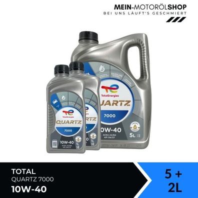 Total Quartz 7000 10W-40 5 + 2 Liter