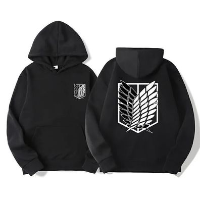 UK NEW Attack on Titan Men´s Hoodie Anime Hoodies Men Women Streetwear Pullover