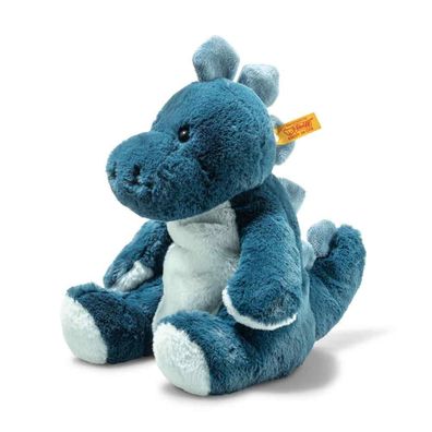 Steiff 087868 Spott Stegosaurus 28cm petrol sitzend Dinosaurier Dino