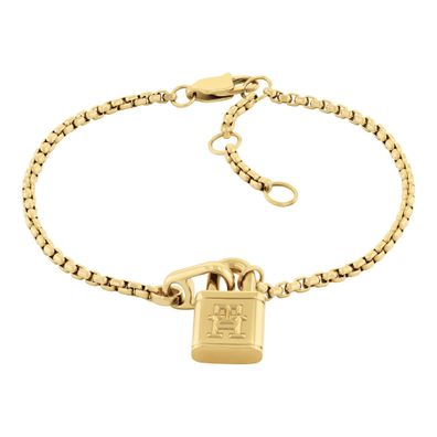 Tommy Hilfiger Damen Armband 2780943 Edelstahl, Gold plattiert