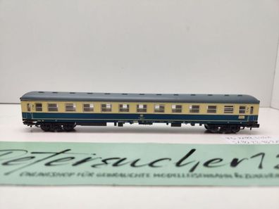 Fleischmann N DC 8199 Schnellzug Abteilwagen 2. Kl / Büm235 / Licht / DB