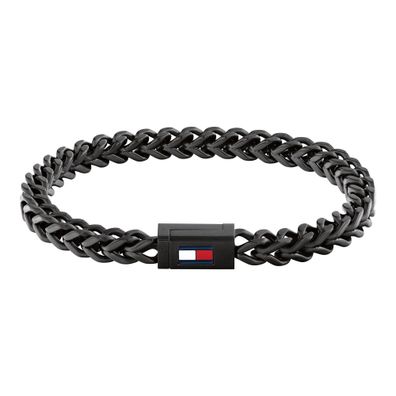 Tommy Hilfiger Herren Armband 2790649 Edelstahl, schwarz