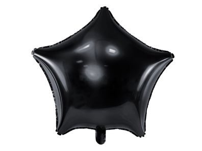 Folienballon Stern 40cm Schwarz