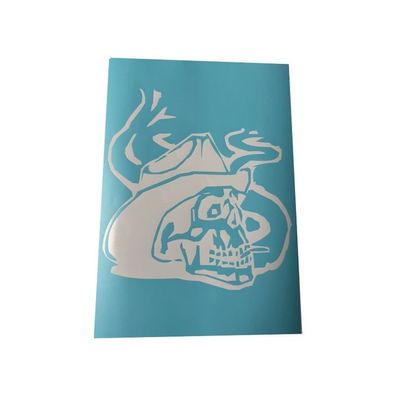 Airbrush Klebeschablonen Schablone Set Skull Cowboy Totenkopf Stencil A4