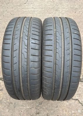 2x Sommerreifen 195/45 R16 84V XL Dunlop Sport BluResponse DOT22 7,1-7,5mm