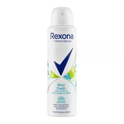 Rexona MotionSense Stay Fresh Blau Mohn & Apfel