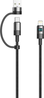Xssive 2in1 PD Schnellladekabel XSS-LCA-1.2m