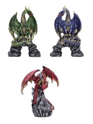 Mystisch und Spirituell - Dekofiguren Drachen, Nemesis Now - Höhe 15,5 - 18,5 cm