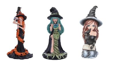 Mystisch und Spirituell - Dekofiguren Hexen, Nemesis Now - Höhe 15,0 - 23,5 cm