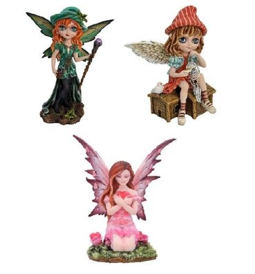 Mystisch und Spirituell - Dekofiguren Feen, Nemesis Now - Höhe 17,0 - 19,0 cm
