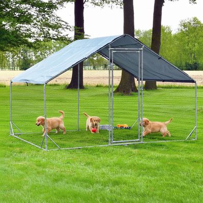 Freilaufgehege Hundegehege Hundezwinger Welpenauslauf Hundezaun