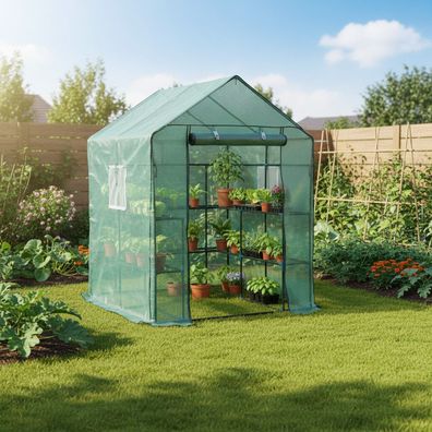Gewächshaus Foliengewächshaus Frühbeet Tomatengewächshaus Treibhaus TOM GH-240