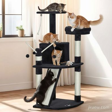 Katzenbaum Kratzbaum Katzenhöhle Kletterbaum Kletterbaum Katzen Lola Dunkel Grau