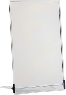 Tisch-Plakatständer A6 starkes hochtransparentes Plastik