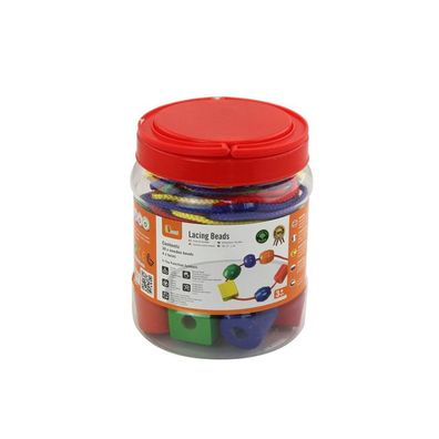 Viga Toys - Large Wooden Beads - 30 Pieces