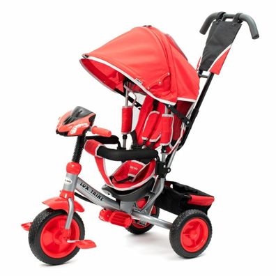 Baby Mix Lux Dreirad mit LED-Leuchten rot