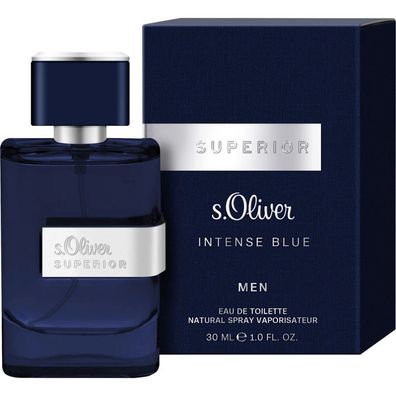 s. Oliver Superior Intense Blue Men Eau de Toilette 30 ml / 1.0 fl oz
