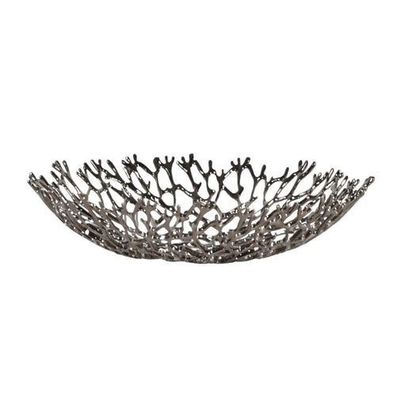 Obstschale - Korallenoptik - Edle Runde-Schale Design-Fruchschale Corallo Bowl